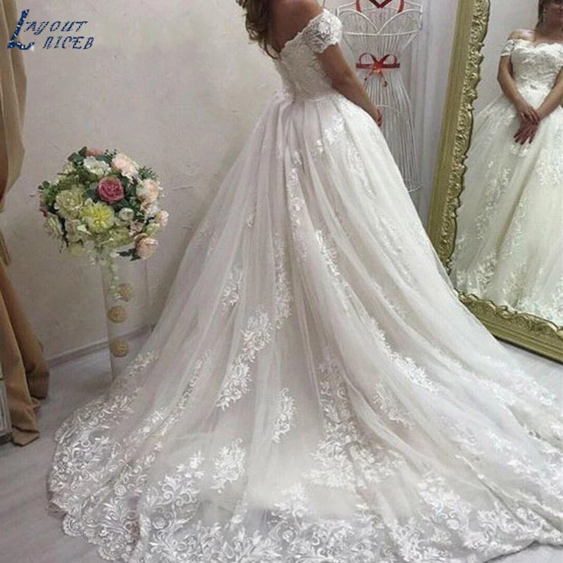 SHJ237 Robe De Mariee Роскошные свадебные платья с открытыми плечами новые модные