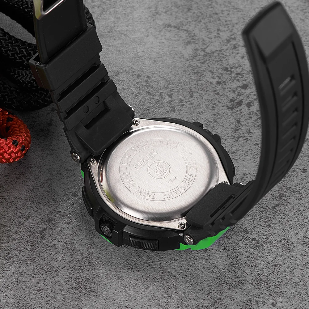 Новые Horloge модные Лидирующий бренд OHSEN светодиодные цифровые часы мужские