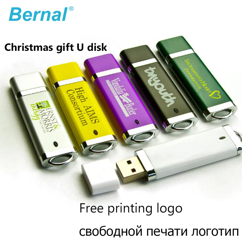 

Bernal Christmas gifts USB FLASH GIFT USB 2.0 DRIVE free print logo usb flash drive 128MB 512MB 1GB 2GB 4GB gift pen drive