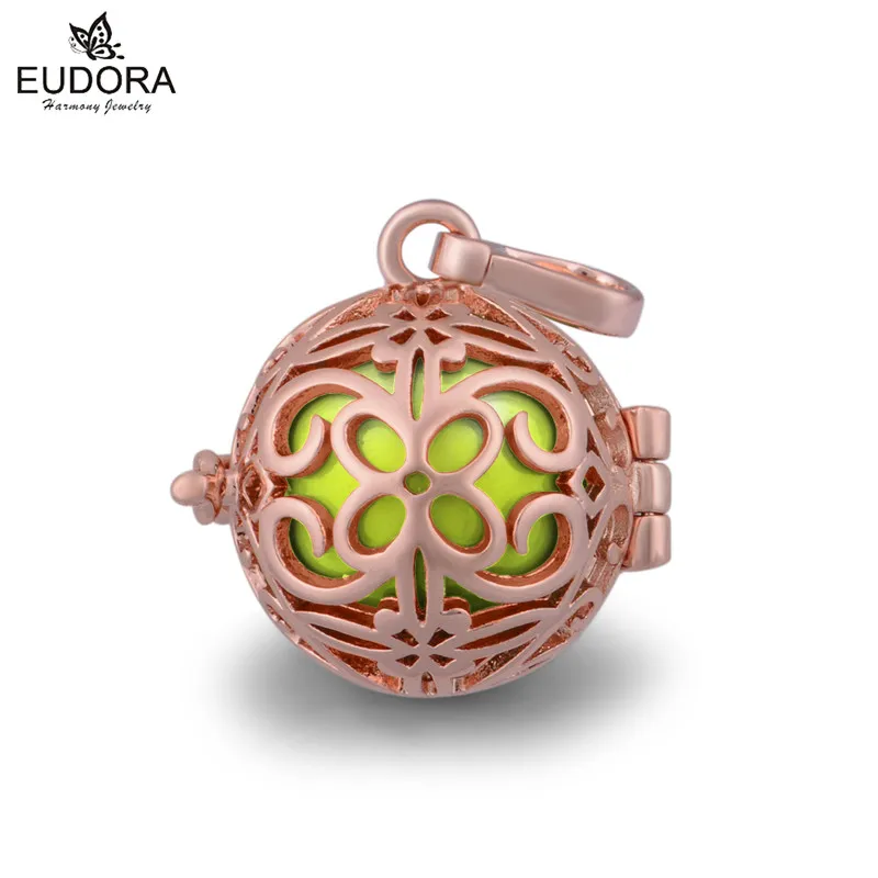 

Angel Caller Harmony Bola Ball Angel Sounds Harmony Bolas Rose Gold Chimes Ball With Chain Necklace Women Pregnancy Pendant K68R