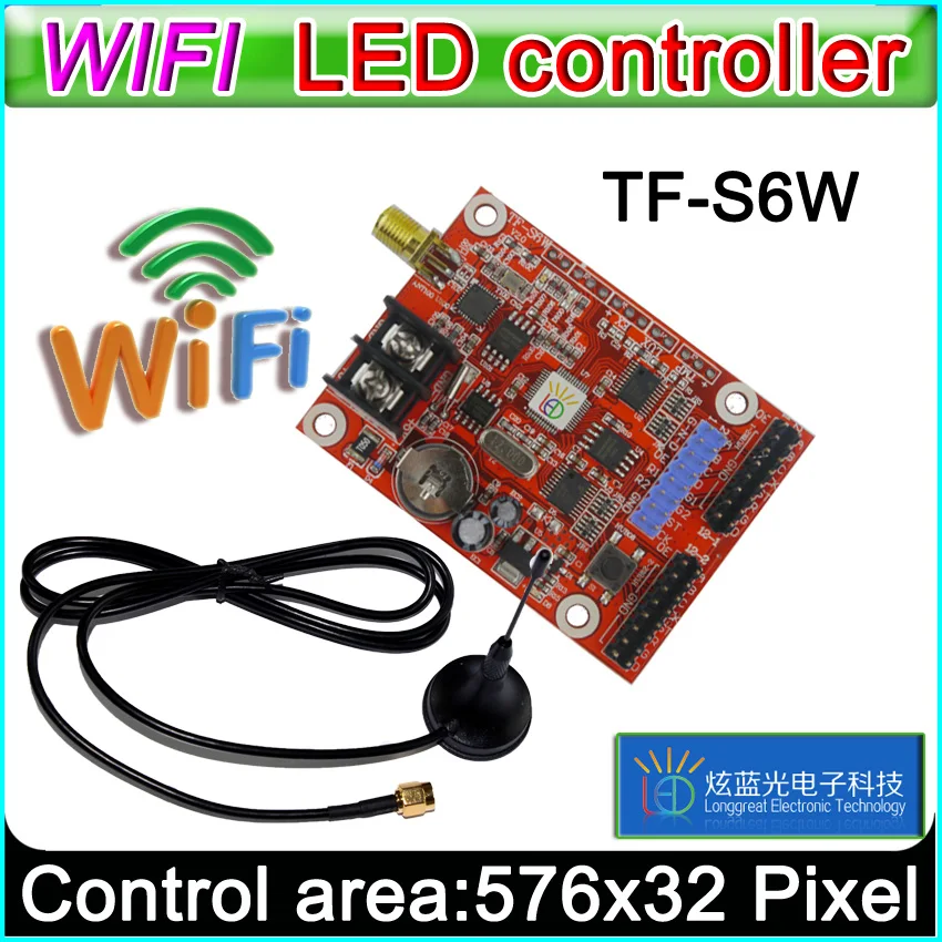 TF-S6W wifi светодиодный контроллер p10 *** модуль одноцветные и двухцветные