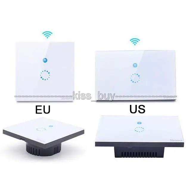 Беспроводное настенное Сенсорное светодиодное освещение Sonoff с поддержкой Wi-Fi