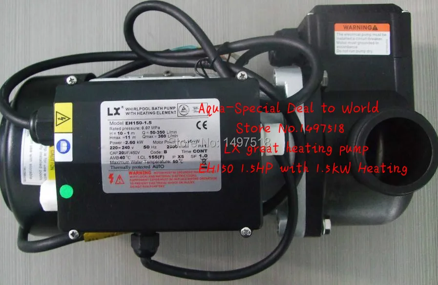 EH 150 HP Отопление для спа pump с нагревателем кВт горячих ванн бассейнов и может