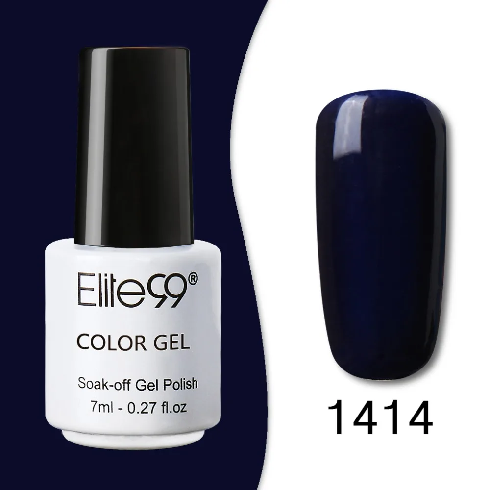 Elite99 7ml Pure Color Gel Lacquer 10 Pcs/set Nail Art Semi Permanent Polish Soak Off UV LED Manicure Primer Glue | Красота и