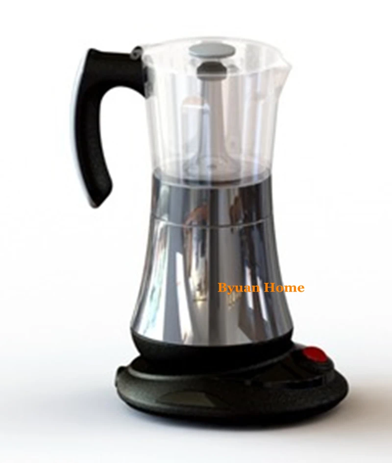 Новинка алюминиевая электрическая кофеварка для варочной панели ПК дизайн