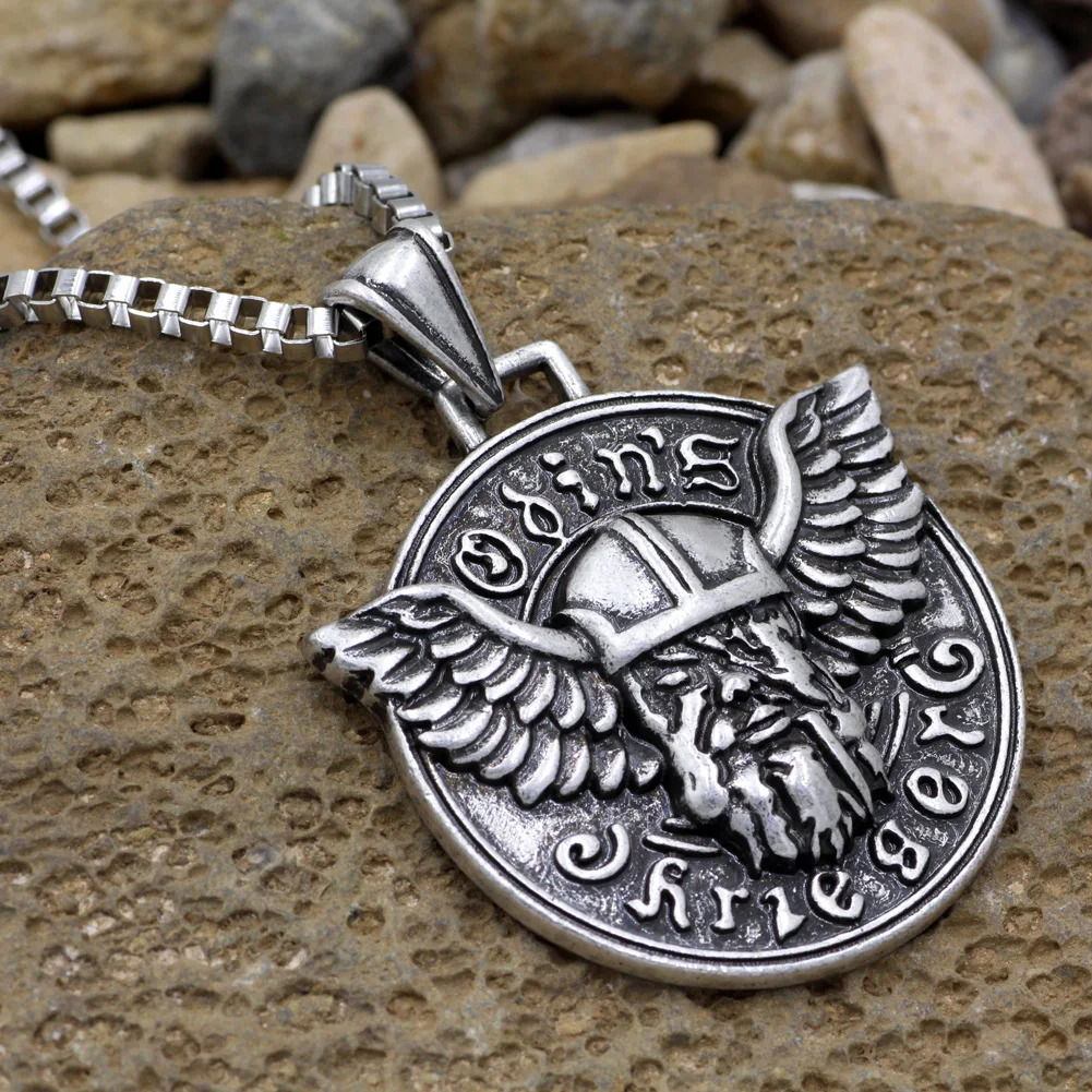 Мужские скандинавские украшения с надписью God Викинг один амулет-подвеска Jewelry |