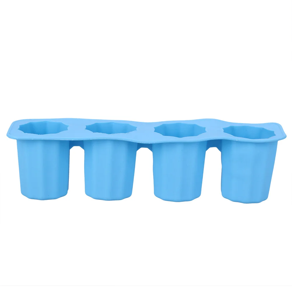 4 ячейки для вечевечерние поднос льда крутая Длинная форма стакана летняя посуда