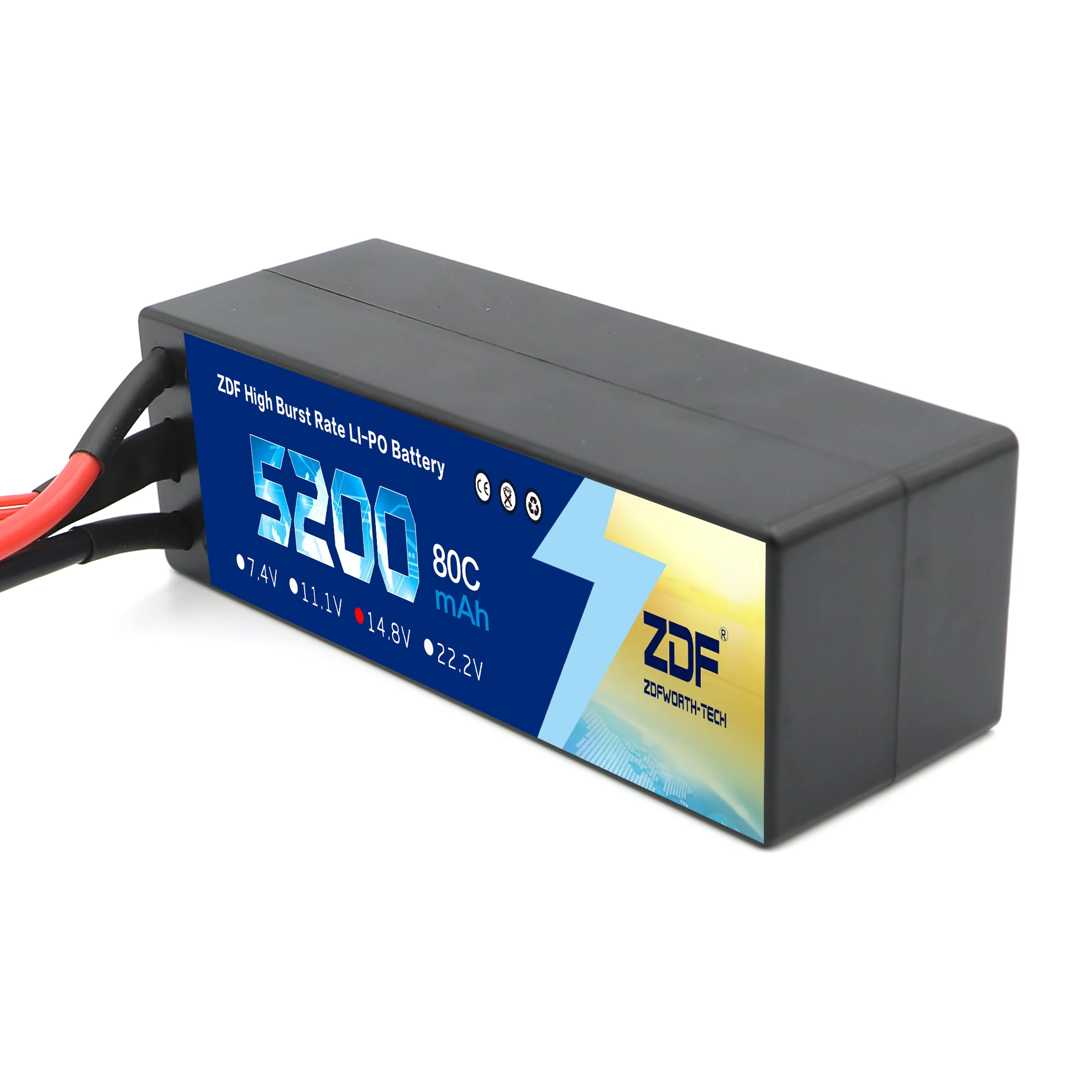Лучшая качественная колючая проволока Lipo Батарея 7 4 V 11 1 14 8 5200 мА/ч 6200 мАч на