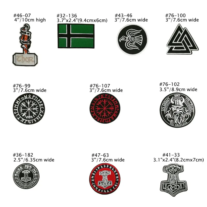 В ODIN мы доверяем RAVEN VIKINGS VALHALLA Thor Hammer VINLAND флаг компас вышитая железная нашивка аппликация для одежды