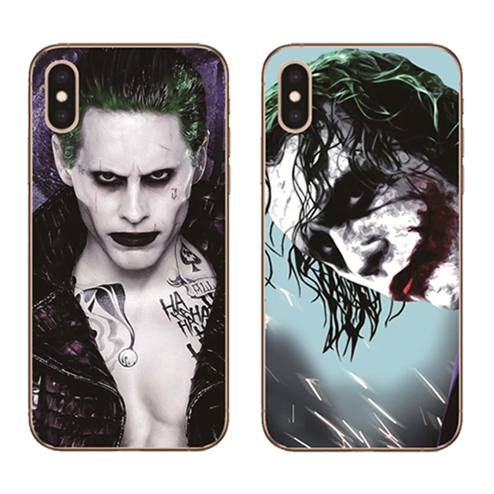 Модный чехол для iPhone X XR XS Max 8 7 6 6S Plus 5 5S SE Железный человек Капитан Америка Marvel DC Joker