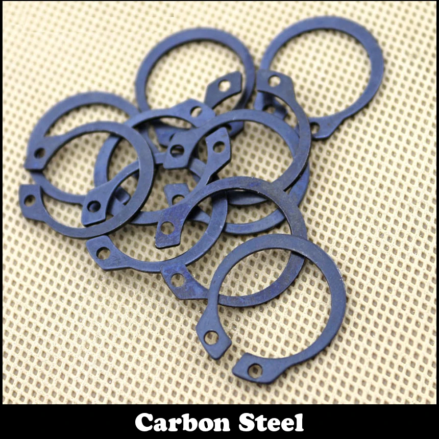 M14 M15 M16 Black Carbon Steel Mn65 Washer DIN471 C Type Snap Retaining Ring For 14mm 15mm 16mm Outside External Shaft Circlip |