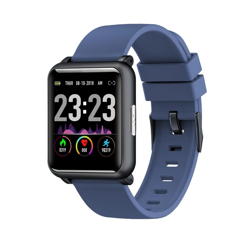 Bakeey H9 1 3 дюймов ЭКГ PPG монитор HR кровяное давление Smartwatch IP67 водонепроницаемый