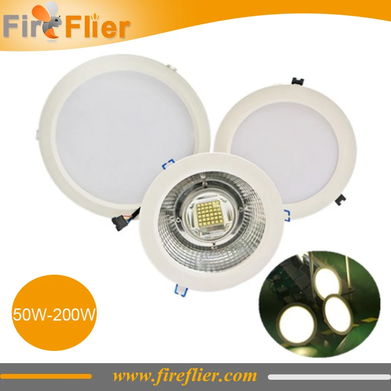 

6pcs 50W ceiling lamp theater 60W 80W 100W 120W 150w Recessed led high bay light 180W 200W indoor down led stadium hole size