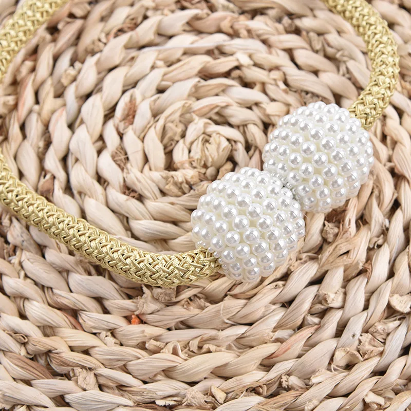 1 пара аксессуары для украшения штор креативный жемчуг магнит занавески застежка