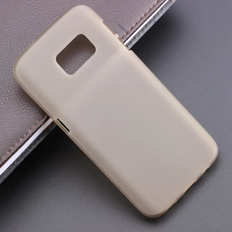 Тонкий мягкий Противоскользящий силиконовый чехол из ТПУ для Galaxy S7 задняя крышка