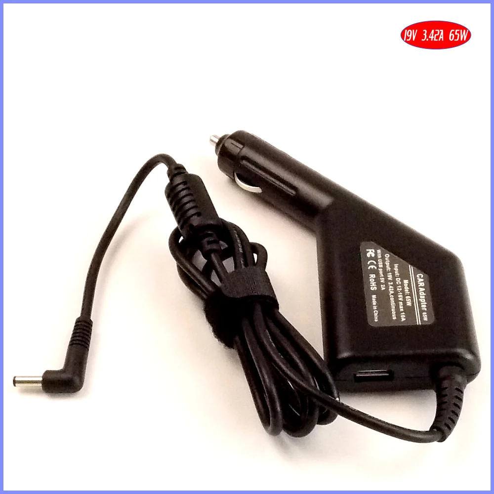 Зарядное устройство для ноутбука 19 в 3 42 А 65 Вт + USB(5 В 2 а) ASUS ZenBook Prime U38N U38N-DS81T U38DT UX302