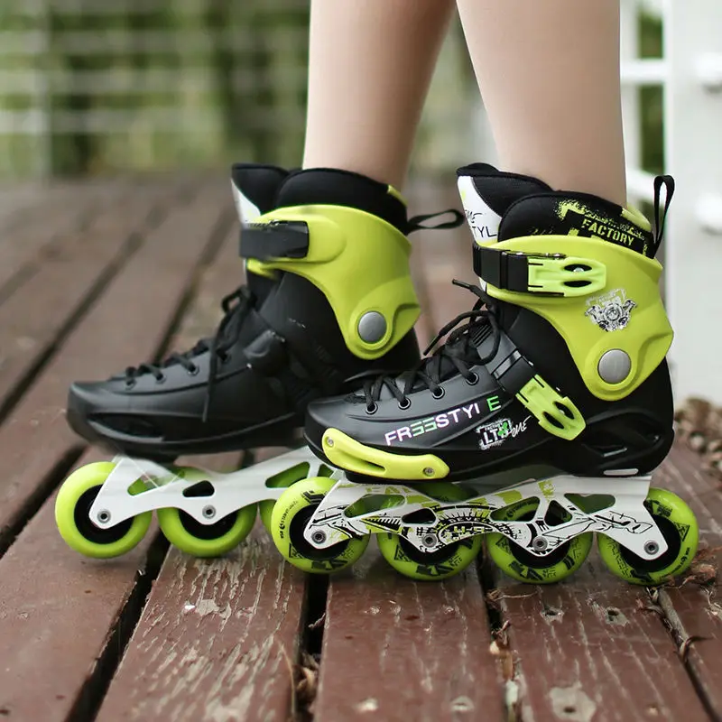 Бесплатная доставка роликовые коньки FS M1 PU колесо ABEC 7 подшипник|wheels skate inline|wheels