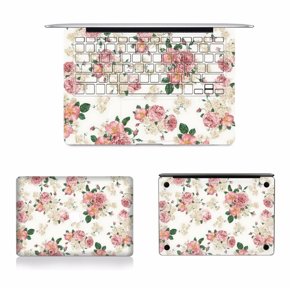Радужные Деревянные ПВХ наклейки для ноутбука наклейка для Apple Macbook Air Pro retina 11 12 13 15 дюймов США клавиатура граффити защитные чехлы