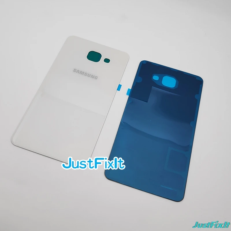 Для SAMSUNG Galaxy A7 2016 A710 A710F A710H задняя крышка для аккумулятора Дверь Задняя стеклянная