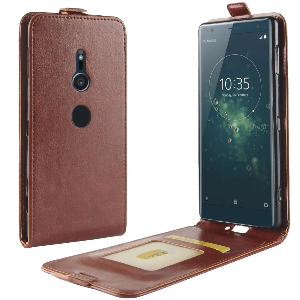 Abhoriz чехол для Sony Xperia XZ2 кожа casew Ith слот карты фото Рамки Защитная крышка |