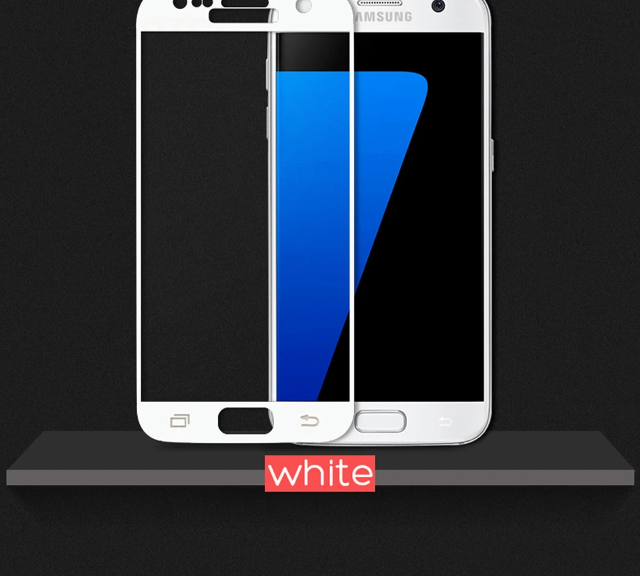 Закаленное стекло с полным покрытием для samsung Galaxy S6 S7 A3 A5 A7 J5 J7 A50 Защитная пленка для экрана