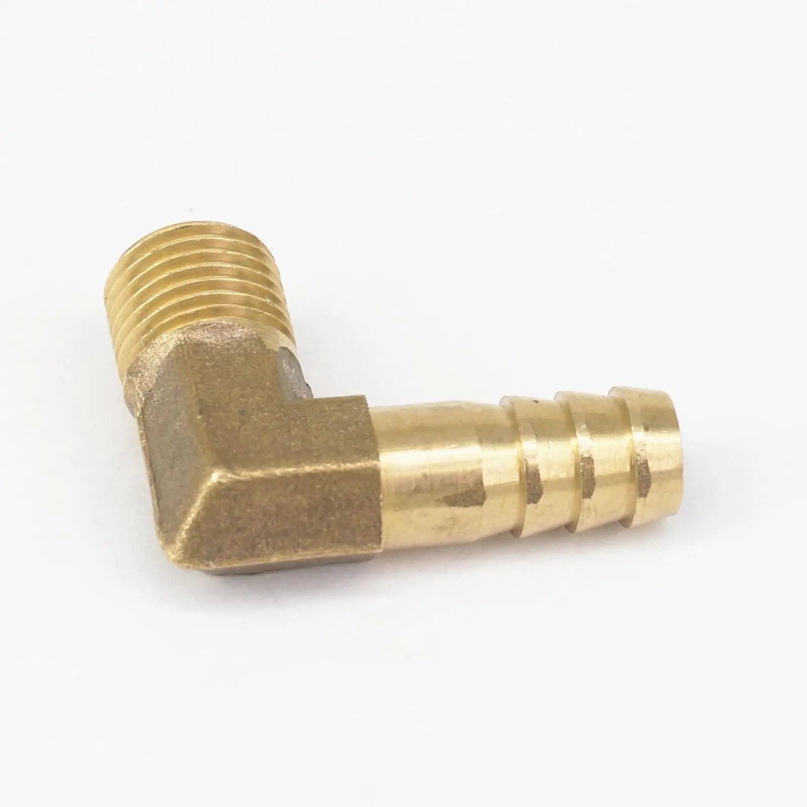 Лот 2 шлангов I/D 10 мм x 1/4 &quotBSP Мужской нитевой локоть латунный hosetail Соединительный