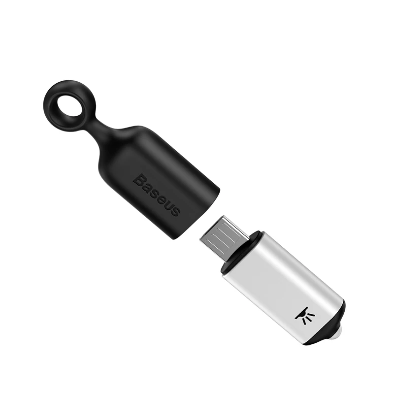 Silver Black Baseus умный пульт дистанционного управления для Micro USB универсальный беспроводной ИК пульт дистанционного управления Лер для LG samsung tv BOX Air mouse Aircondition - Цвет: Silver Black