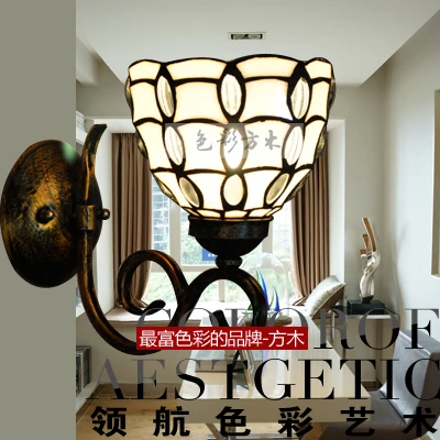European Tianyuan Di Giovanni colored glass wall / mirror front lamp bedside aisle lighting fixtures YY027-6 |