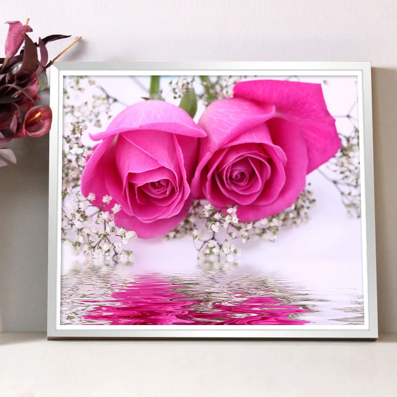 DIY 5D распродажа Алмазная вышивка мозаика нежные и красивые розы свадьба алмазная