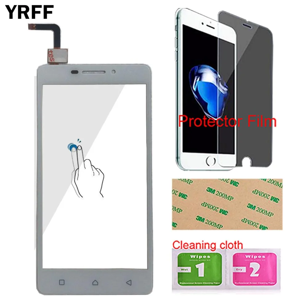 White No Tools Сенсорная панель, сенсорный экран для lenovo Vibe P1m P1m a40 P1ma40 P1mc50, дигитайзер, переднее стекло, инструменты+ защитная пленка - Цвет: White No Tools