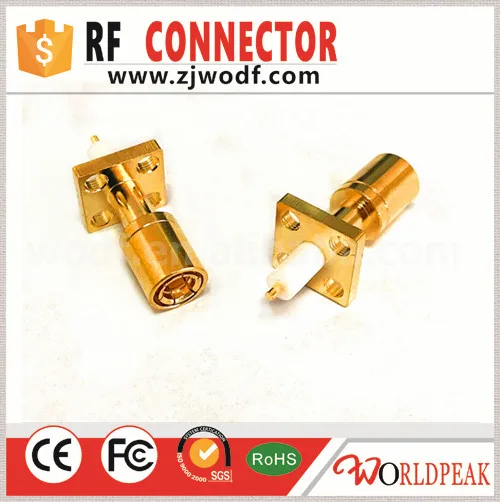 Бесплатная доставка 5 шт. SMB Женский с четырьмя отверстиями фланец для разъема