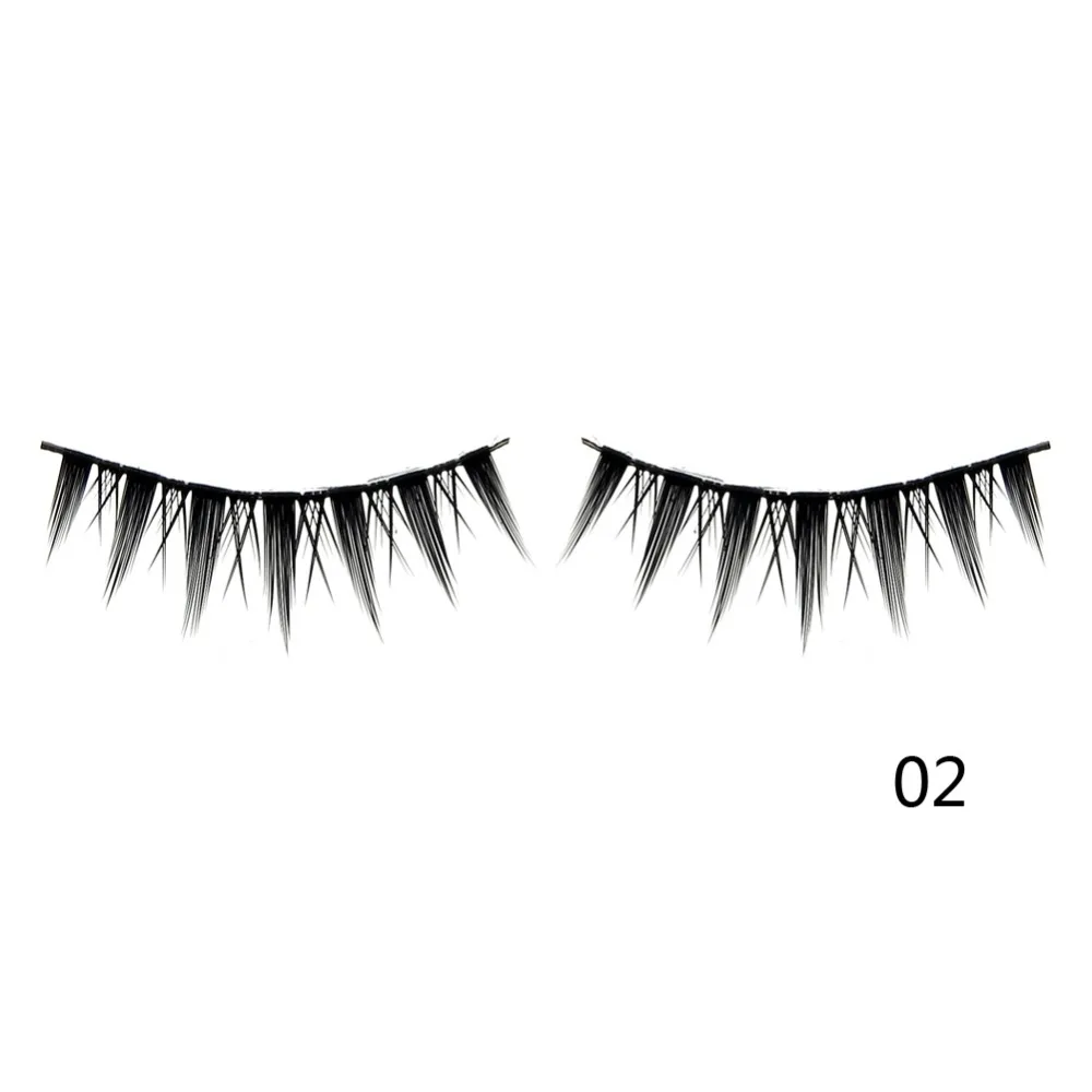 1 пара накладных ресниц мягкие натуральные высококачественные круглые Накладные