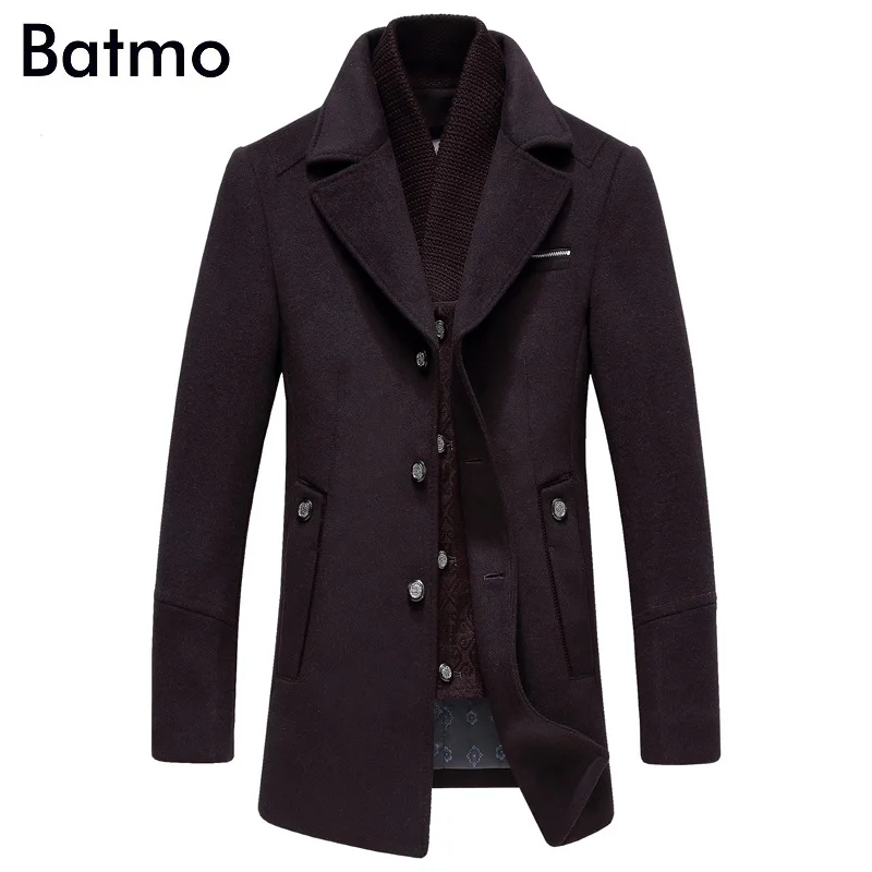 BATMO 2018 Новое поступление зимнее высококачественное шерстяное умное повседневное