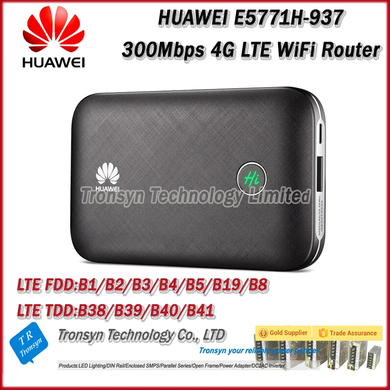 Оригинальный разблокированный Wi-Fi роутер HUAWEI 300 Мбит/с 4G LTE внешний аккумулятор со