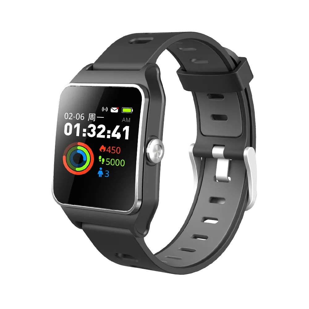 BR3 gps мультиспорт Smart Сердечного ритма Фитнес браслет IP68 Водонепроницаемый Цвет Экран трекер часы - Цвет: Black.