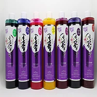 wine red Корейская новая горячая вода восковой крем для волос крем для полировки уход кислотный лак для ногтей Краска для волос 500 мл - Цвет: wine red