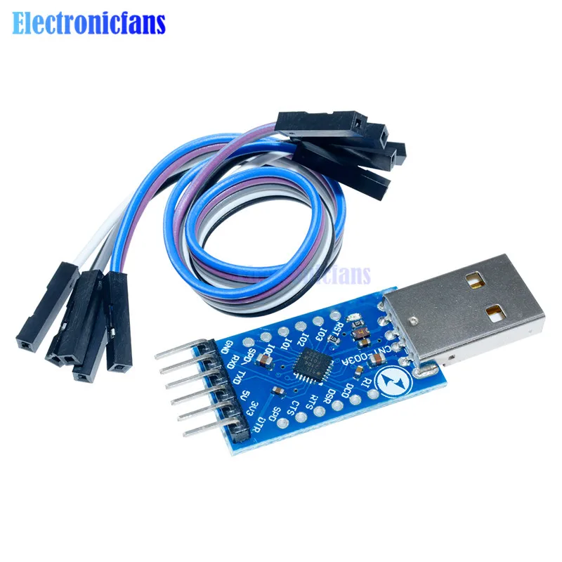 10 шт. последовательный преобразователь USB 2 0 в TTL UART 6PIN CP2104 STC PRGMR чем CP2102 с