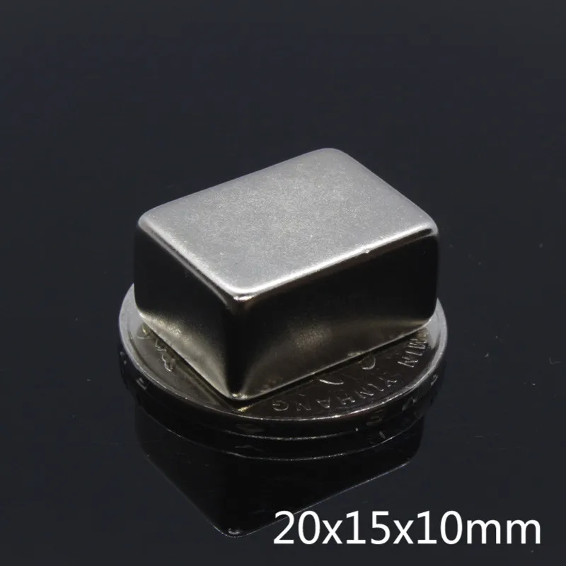 10 шт. 20x15x10 мм Супер Сильный Неодимовые Магниты редкоземельные мощный магнитный