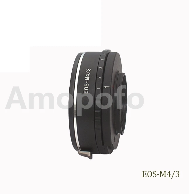 Кольцо адаптер с регулируемой диафрагмой для Canon EF Крепление объектива к Micro 4/3 M4/3