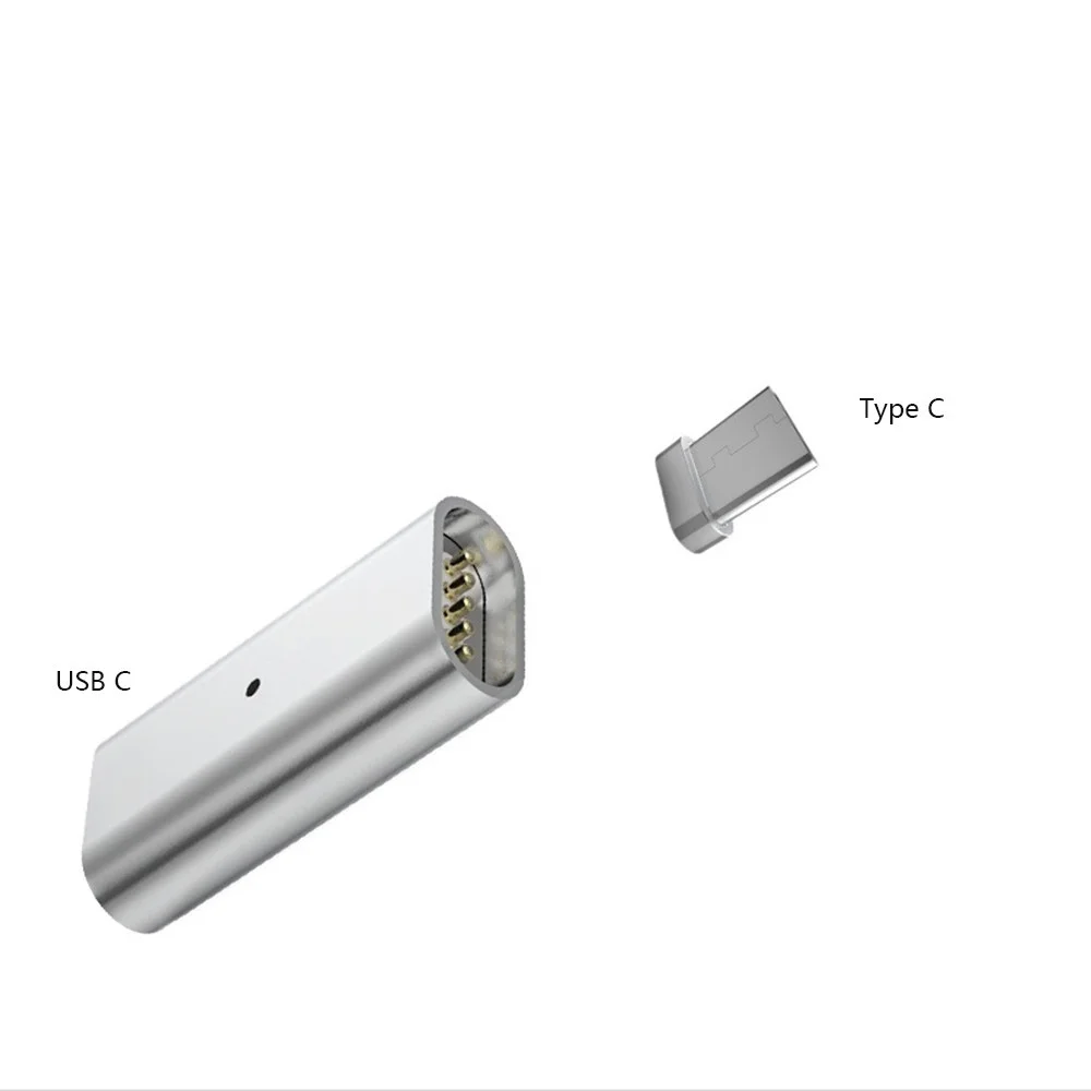 Micro USB адаптер Тип type C для синхронизации и передачи данных конвертер Магнитный