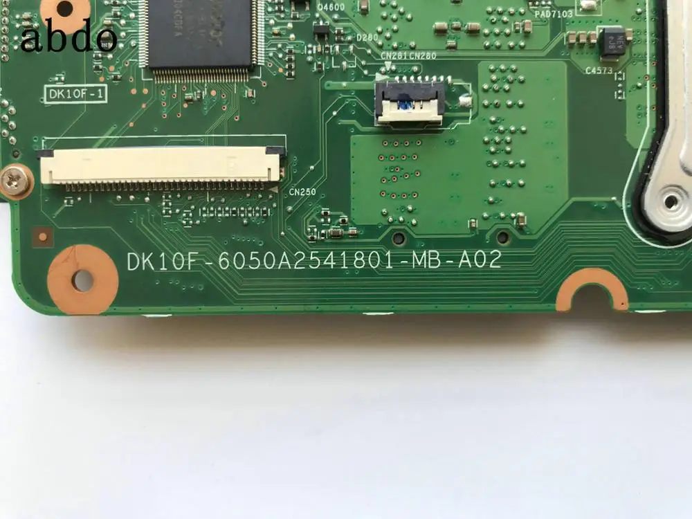Материнская плата для ноутбука Toshiba satellite C850 C855 V000275560 DK10F 6050A2541801 MB A02|Материнские