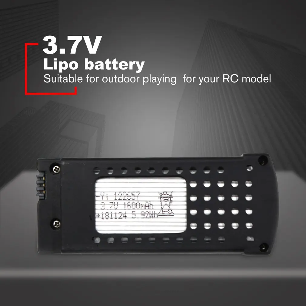SG106 3,7 V 1600mAh RC Дрон Lipo батарея RC Дрон запасные части Аксессуары для SG106 RC Дрон Квадрокоптер