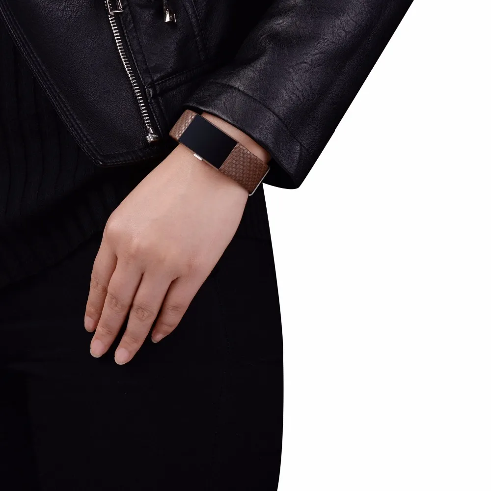 Роскошные Пояса из натуральной кожи ремешок для fitbit заряд 2 Smart Браслет заменить для fitbit заряд 2 сердечного ритма браслет заме