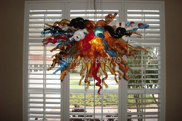 

Free Shipping Modern Foyer Cheap Crystal Art Glass Home Chandeliers