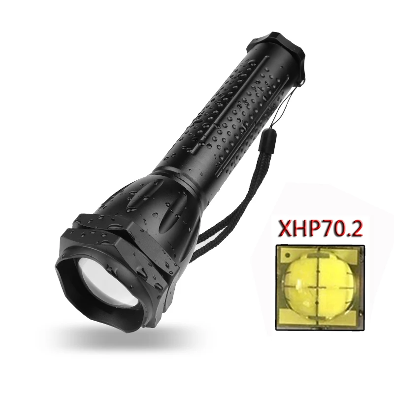 Litwod Z401293 светодиодный фонарик XHP70.2 30 Вт 3000лм фонарь зум водонепроницаемый мощный