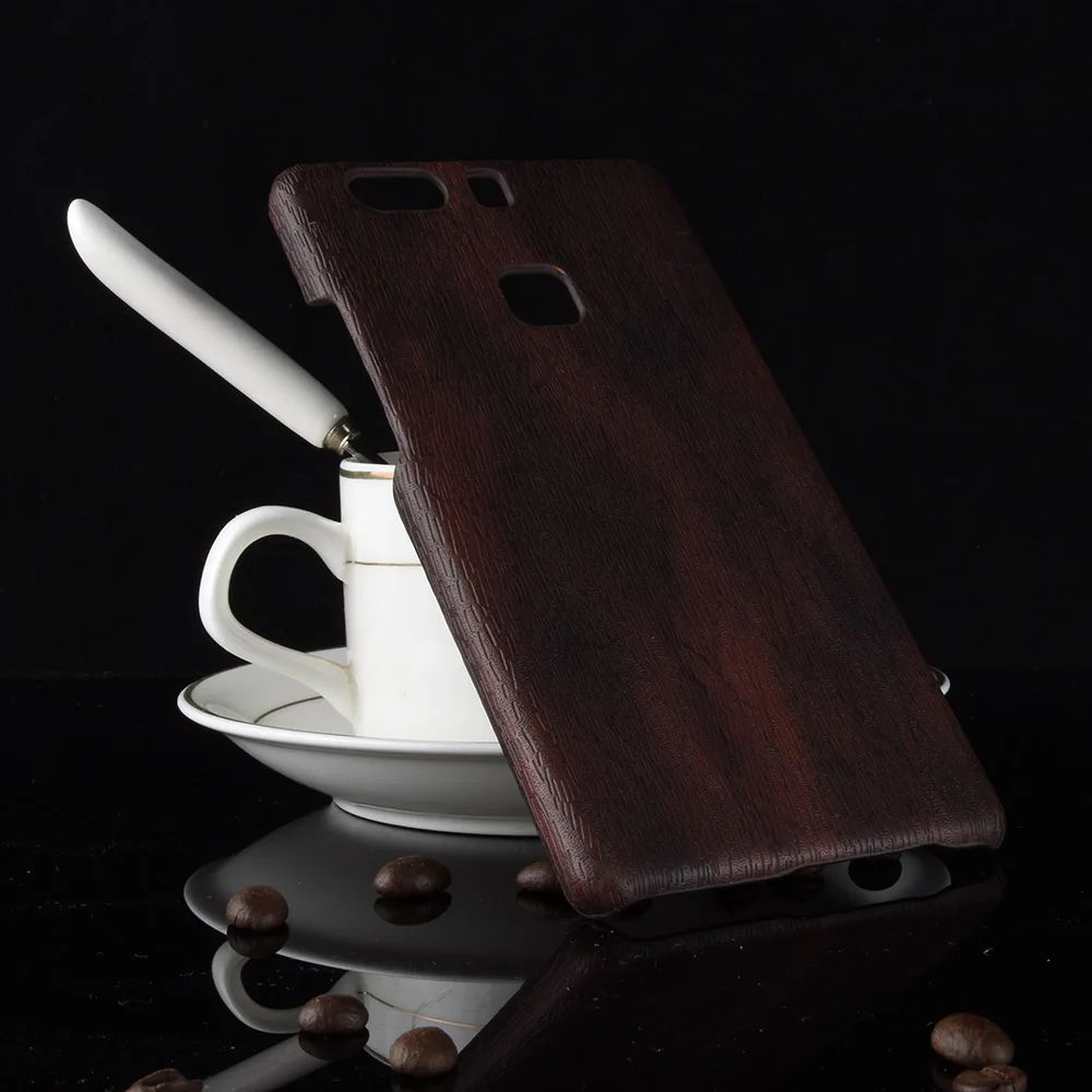 New arrival For Huawei P9 Plus VIE-L09 Case Vintage Wood PU Leather PC hard Cover DUAL VIE-AL10 hone Cases | Мобильные телефоны и
