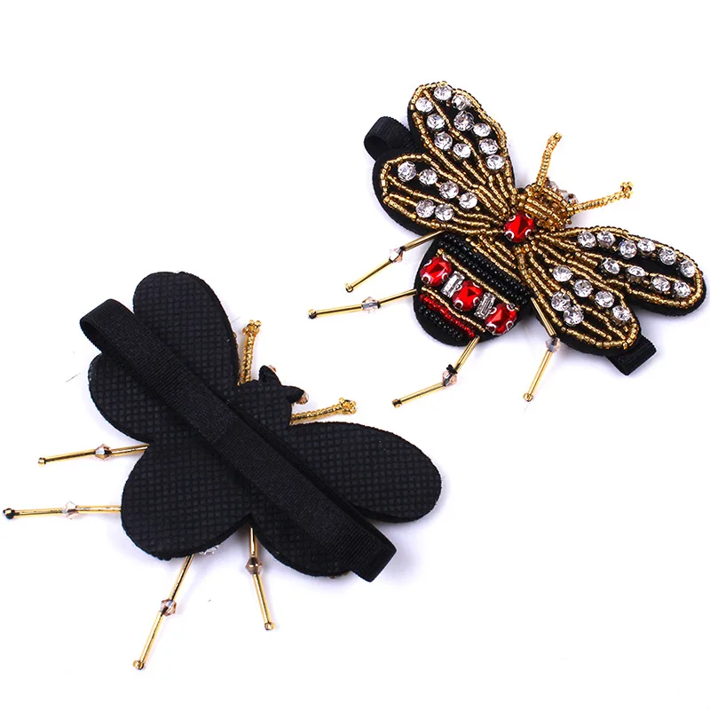High Quality 1 Pair Rhinestone Bee Crystal for Heels Shoes Manual DIY Shoe Decorations Wedding Party Accessories | Обувь