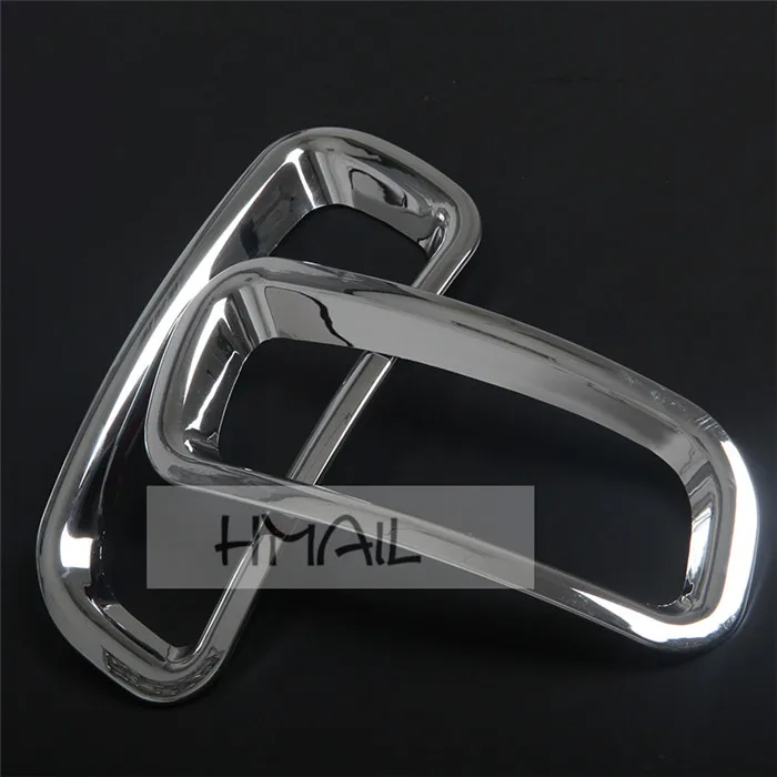 REAR FOG LAMP SET Противотуманная фара для renault koleos 2012 13 14 Передняя Задняя ABS Хромированная противотуманная фара автомобильный Стайлинг пластиковое покрытие Защитная крышка наклейки - Цвет: REAR FOG LAMP SET