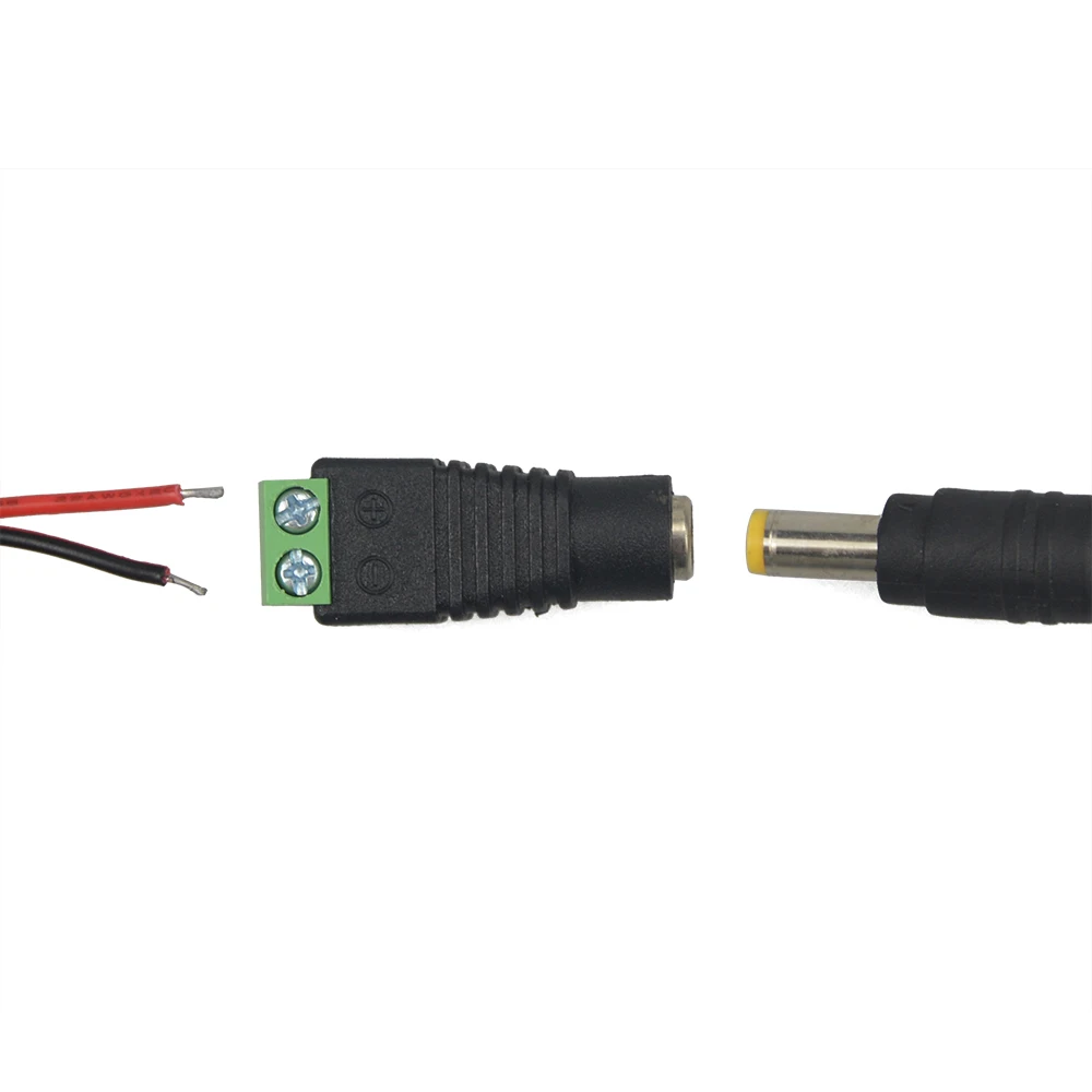 DC разъем для светодиодной ленты бесплатный сварочный адаптер мужской или