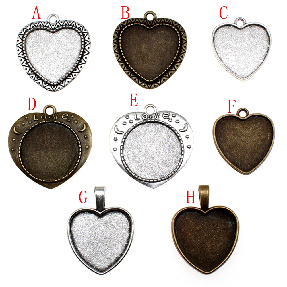 10 шт 25 мм круглый стеклянный кабошон основа установка кулон лоток для ювелирных